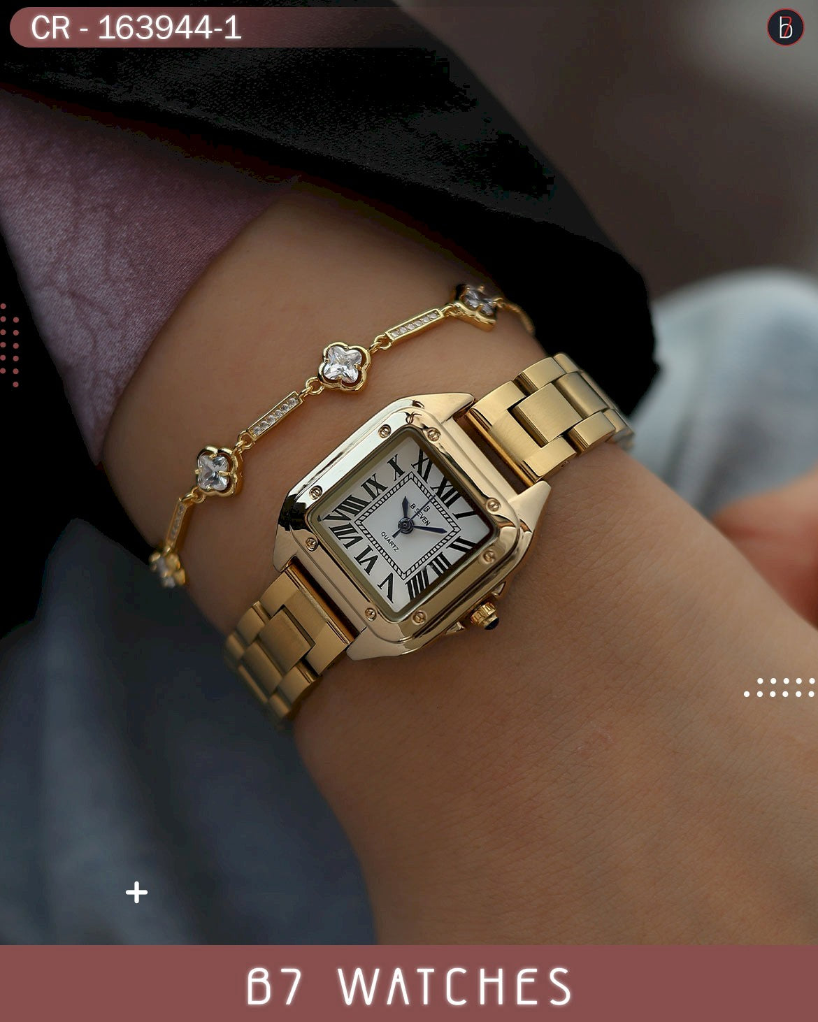 النسائية الأنيقة ألوان متعددة – الاصدار الثالث عشر B7 ساعة