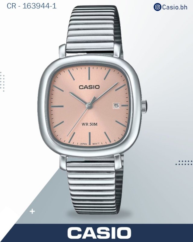 ساعة كاسيو النسائية التناظرية القياسية LTP-B166D-4AV