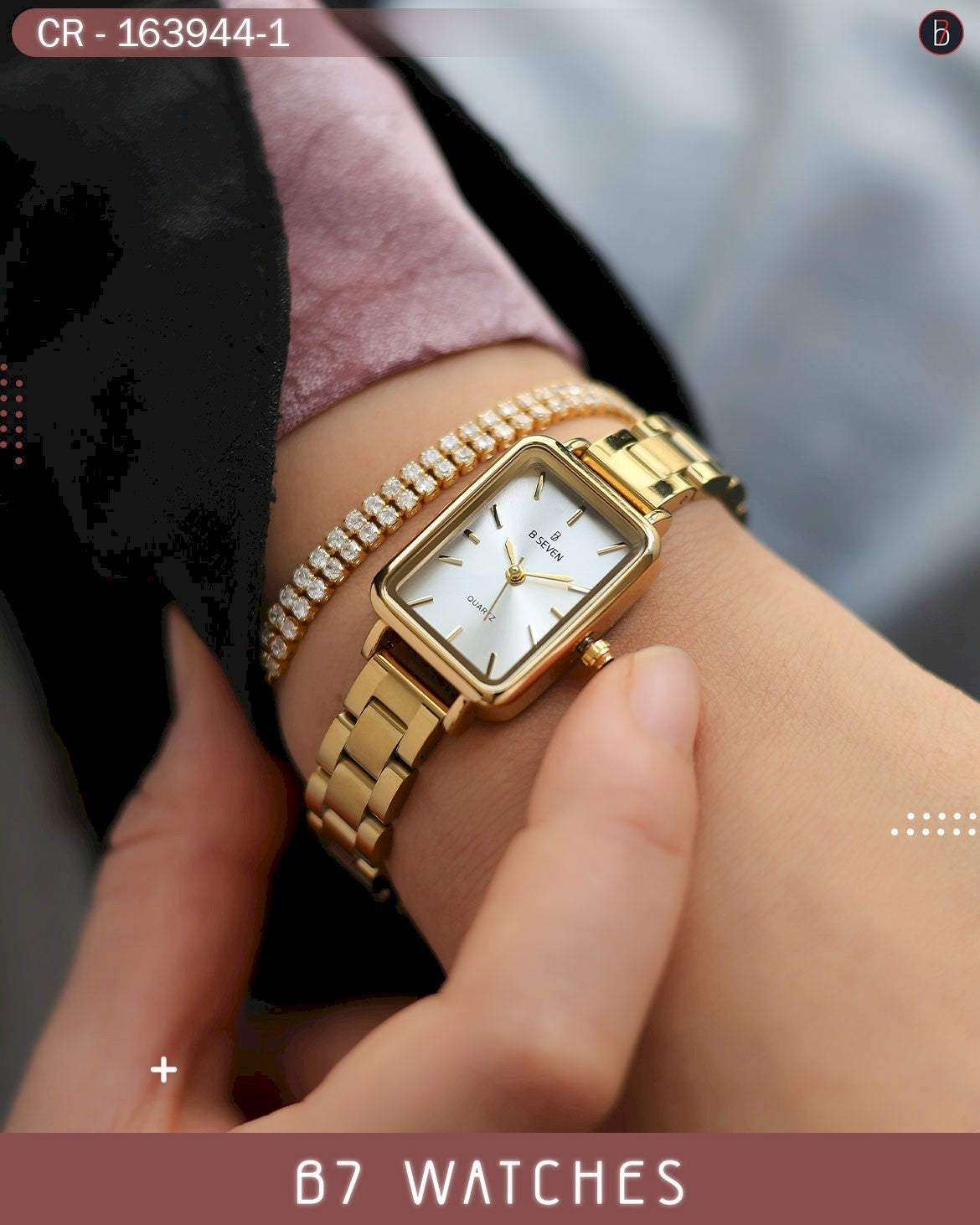 النسائية الأنيقة ألوان متعددة – الاصدار الحادي عشر B7 ساعة