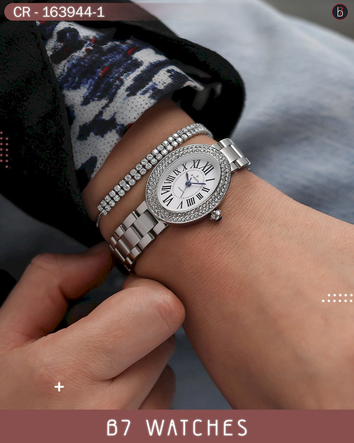 النسائية الأنيقة ألوان متعددة – الاصدار الخامس عشر B7 ساعة