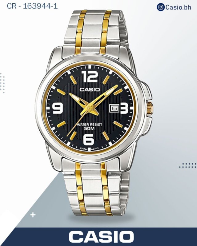 ساعة كاسيو النسائية LTP-1314SG-1AVDF Enticer