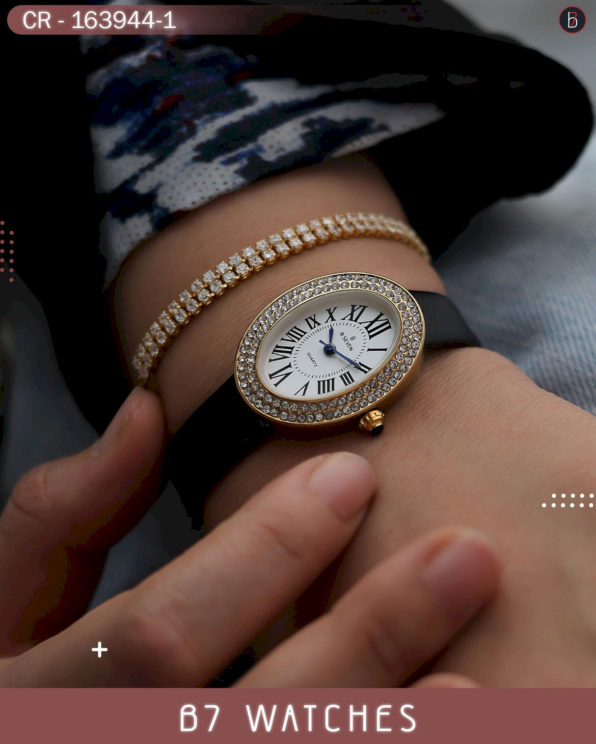 النسائية الأنيقة ألوان متعددة – الاصدار السادس عشر B7 ساعة