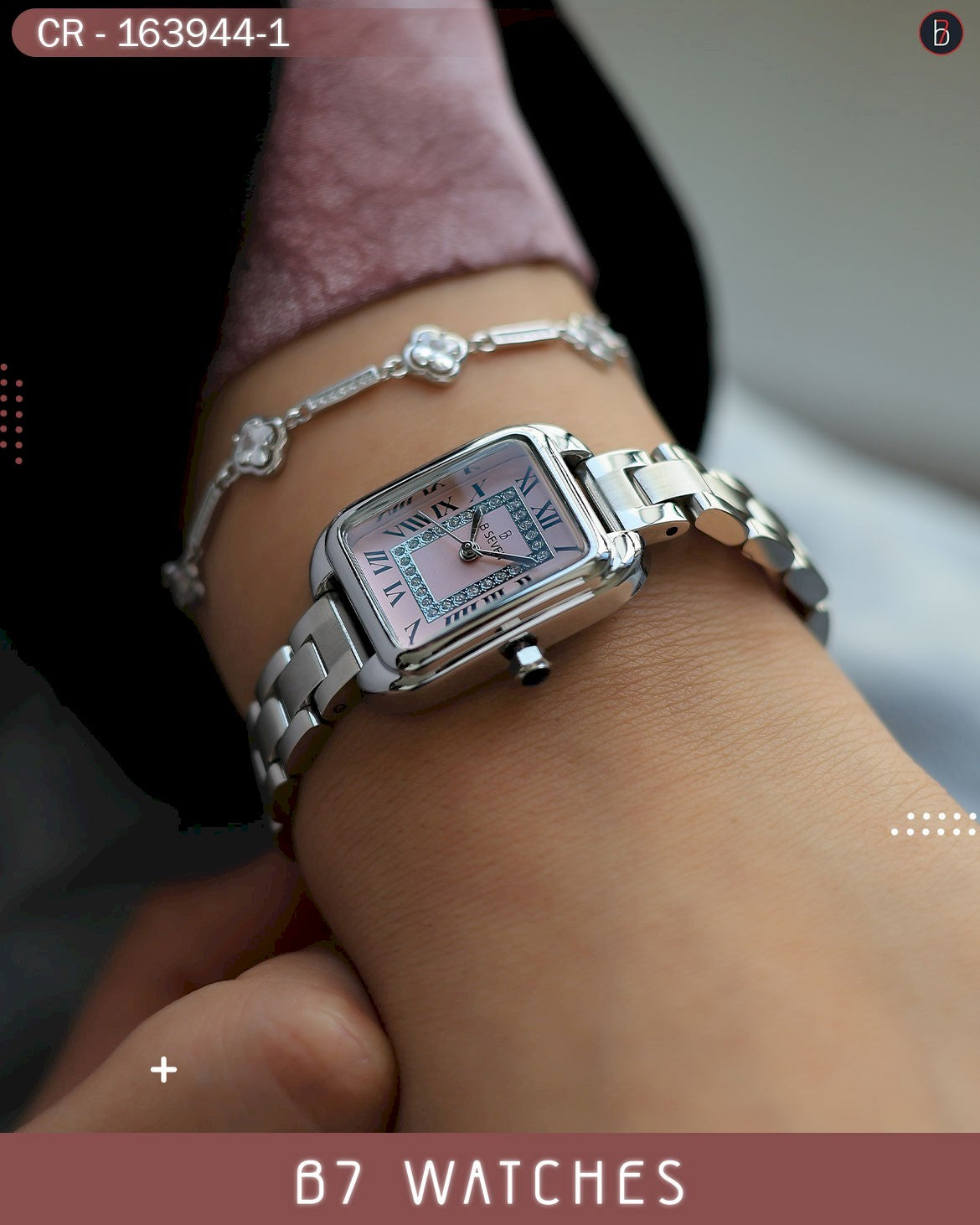 النسائية الأنيقة ألوان متعددة – الاصدار التاسع B7 ساعة