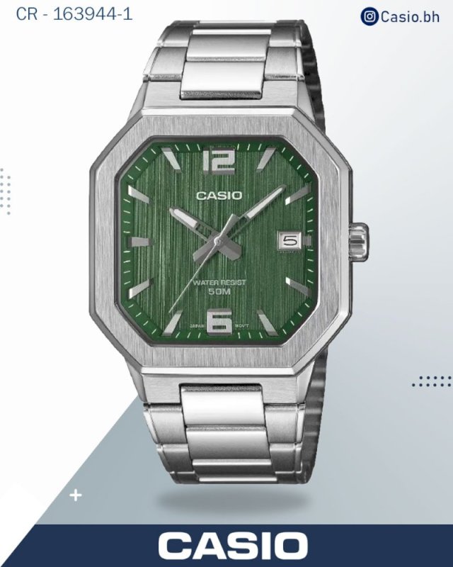 ساعة كاسيو رجالية بعقارب موديل MTP-B195D-1AVDF