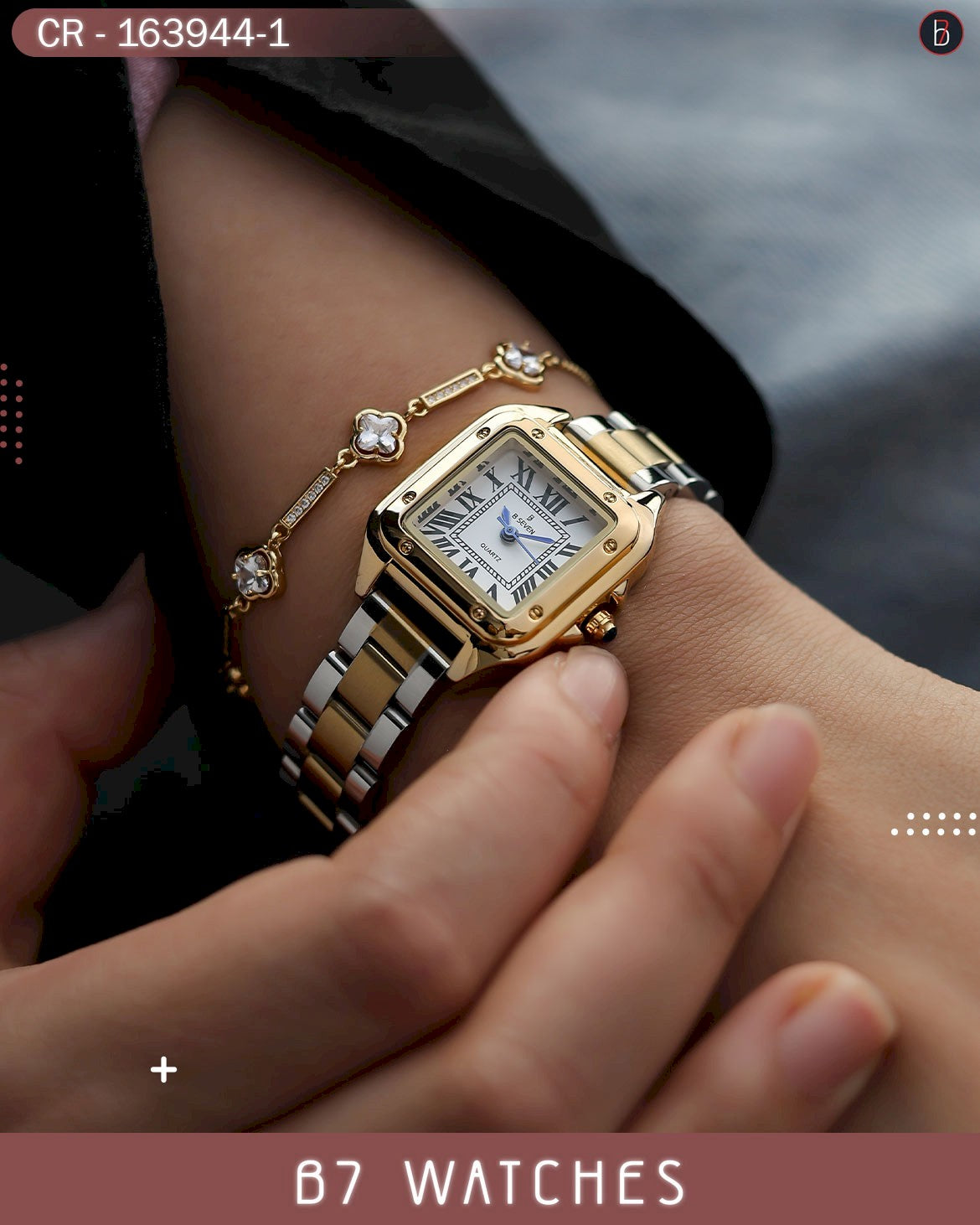 النسائية الأنيقة ألوان متعددة – الاصدار الثالث عشر B7 ساعة