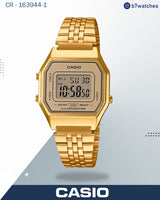 ساعة كاسيو فينتج باللون الذهبي، LA680WGA-1DF