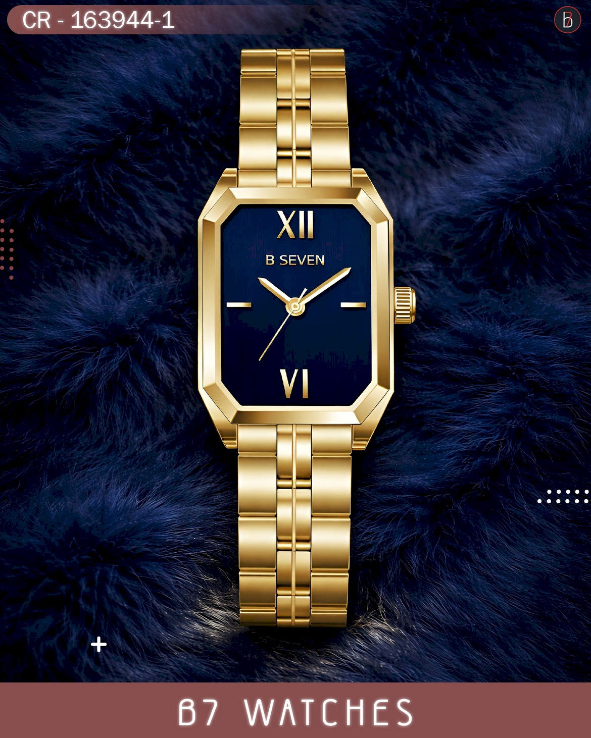 النسائية الأنيقة ألوان متعددة – الاصدار الخامس ولعشرون B7 ساعة