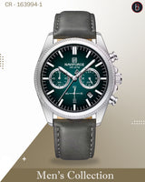 ساعة نافيفورس NF8082 8082، ساعة كوارتز كرونوغراف كاجوال، جلد طبيعي، ساعة كوارتز أصلية للأعمال