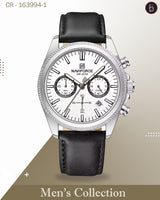 ساعة نافيفورس NF8082 8082، ساعة كوارتز كرونوغراف كاجوال، جلد طبيعي، ساعة كوارتز أصلية للأعمال